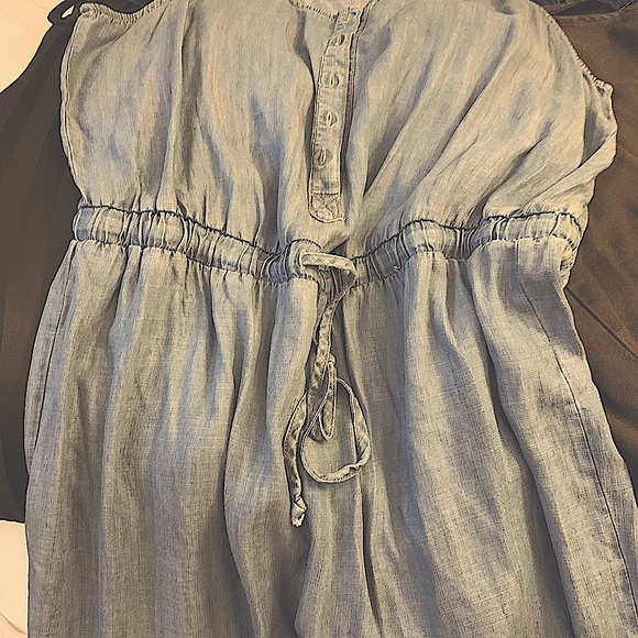 Denim women’s sleeveless romper - Picture 6 of 9